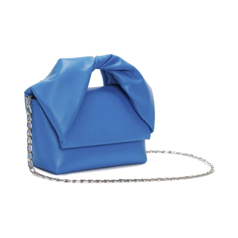 JW Anderson Hemelsblauw Lederen Twist Detail Tas Blue Dames