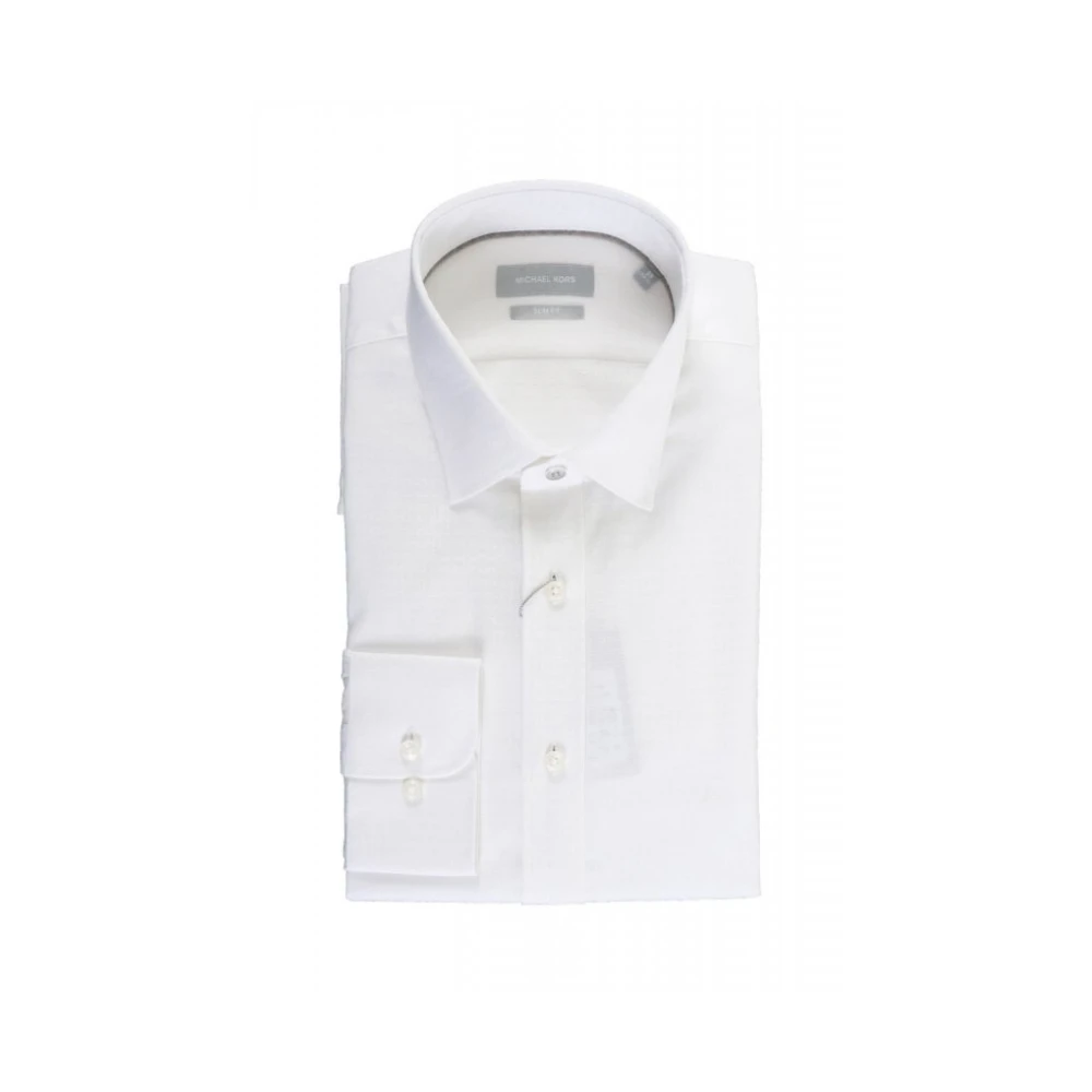 Michael Kors Men's White Formal Shirt - Formal Shirts - L - Shirts