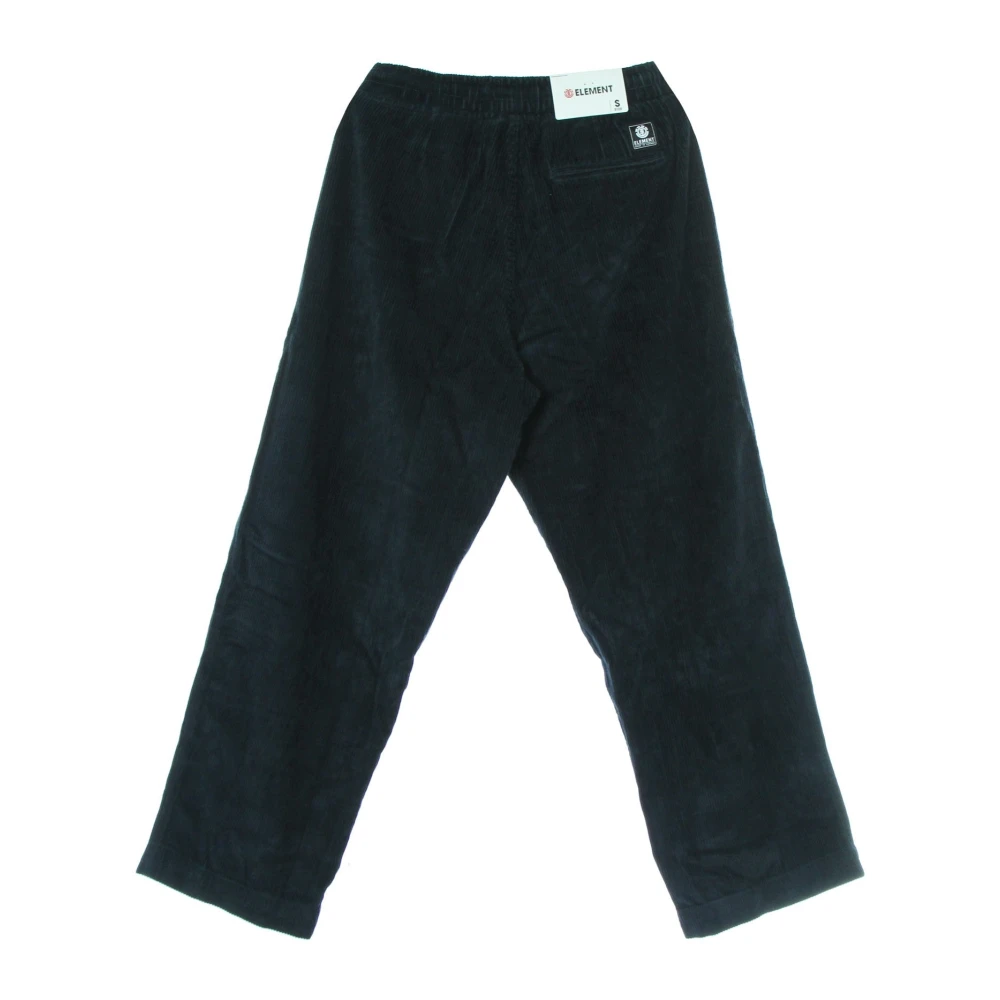Element Navy Corduroy Fluwelen Broek Blue Heren