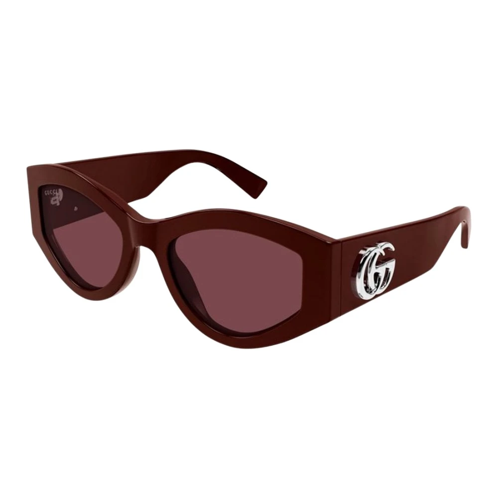 Gucci Women's Red Cat Eye Sunglasses - Sunglasses - 53 Mm - Accessories