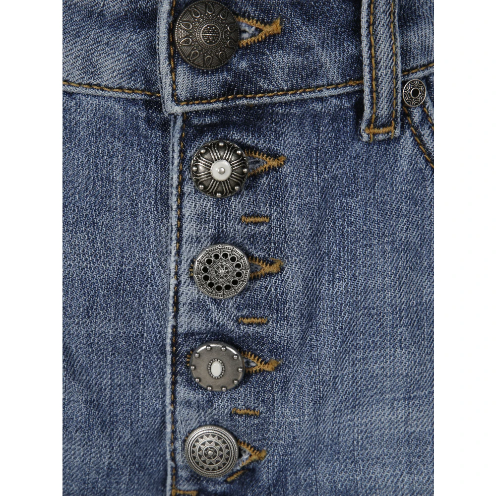 Dondup Juweel Versierde Broek Blue Dames