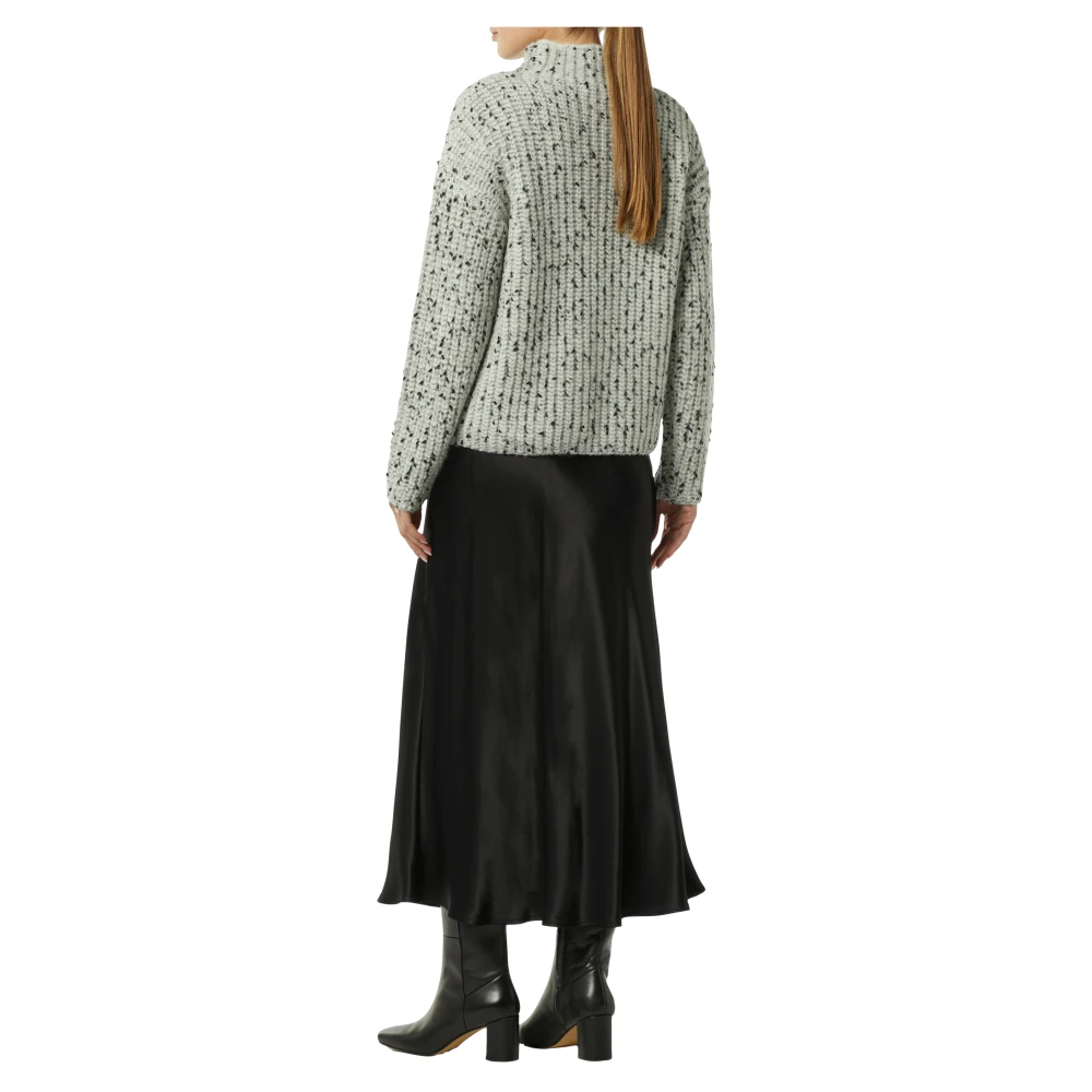 comma Trui met contrastgaren White Dames