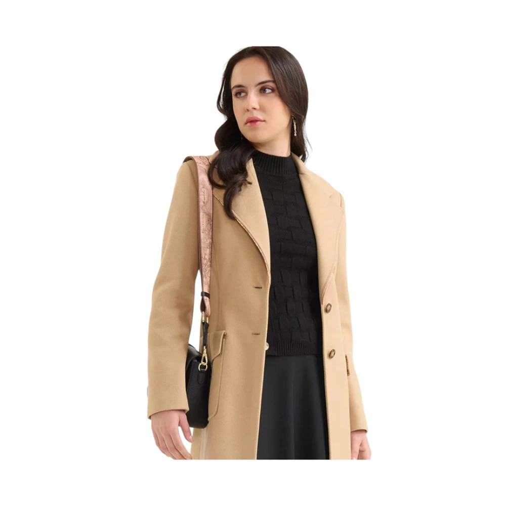 Alviero Martini 1a Classe Stijlvolle Jas voor Mannen en Vrouwen Brown Dames