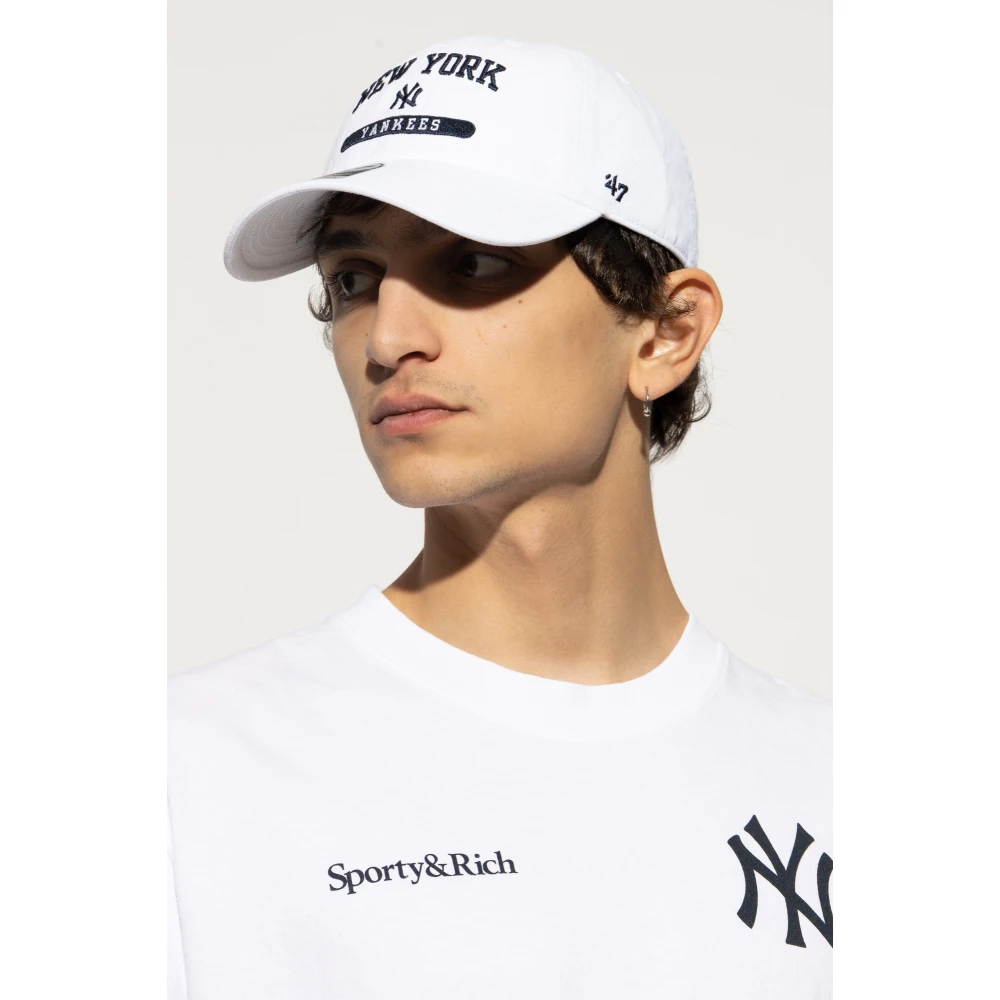 Sporty & Rich Pet uit de 47 & The New York Yankees collectie White Unisex