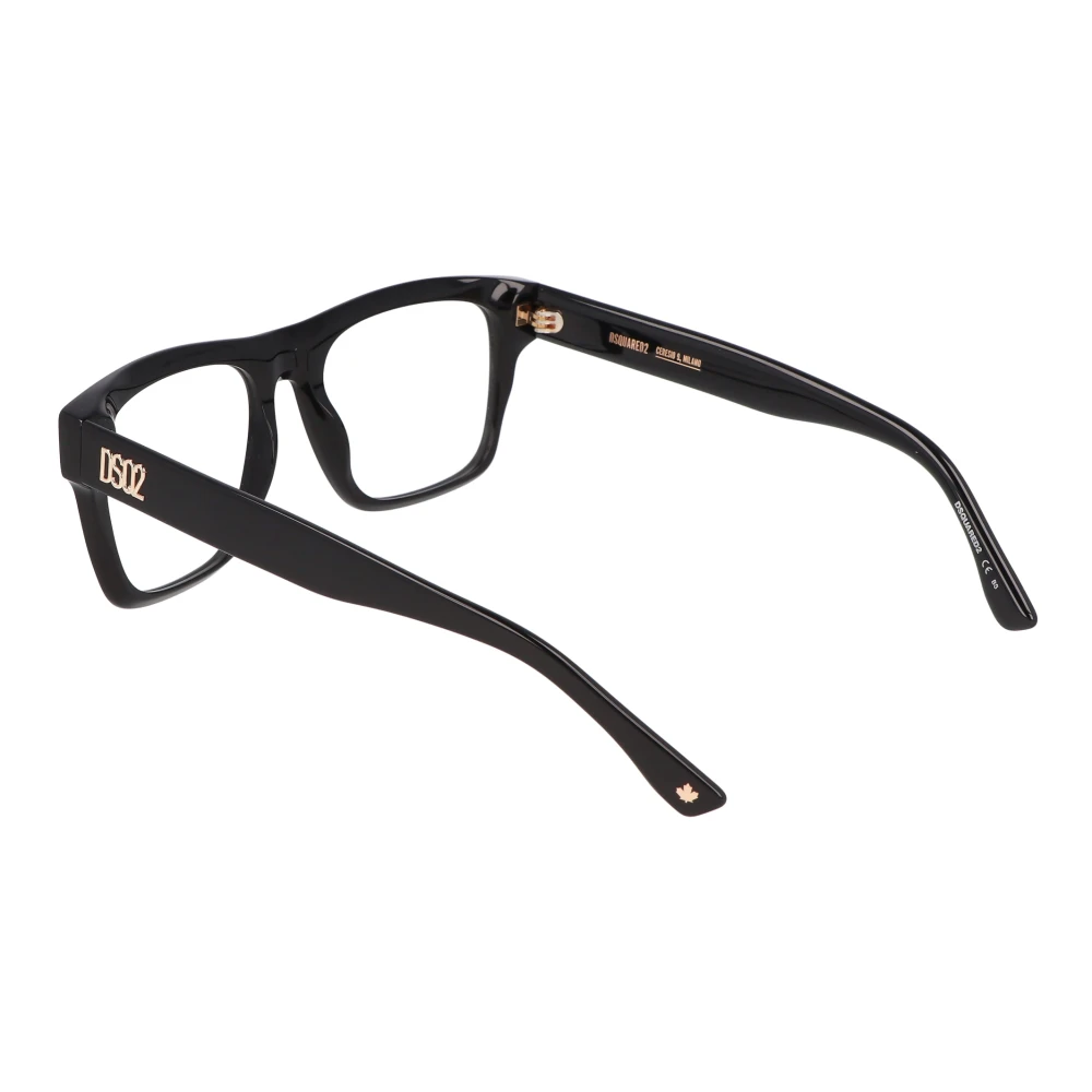 Dsquared2 Vierkante Frame Bril D2 0037 Black Unisex