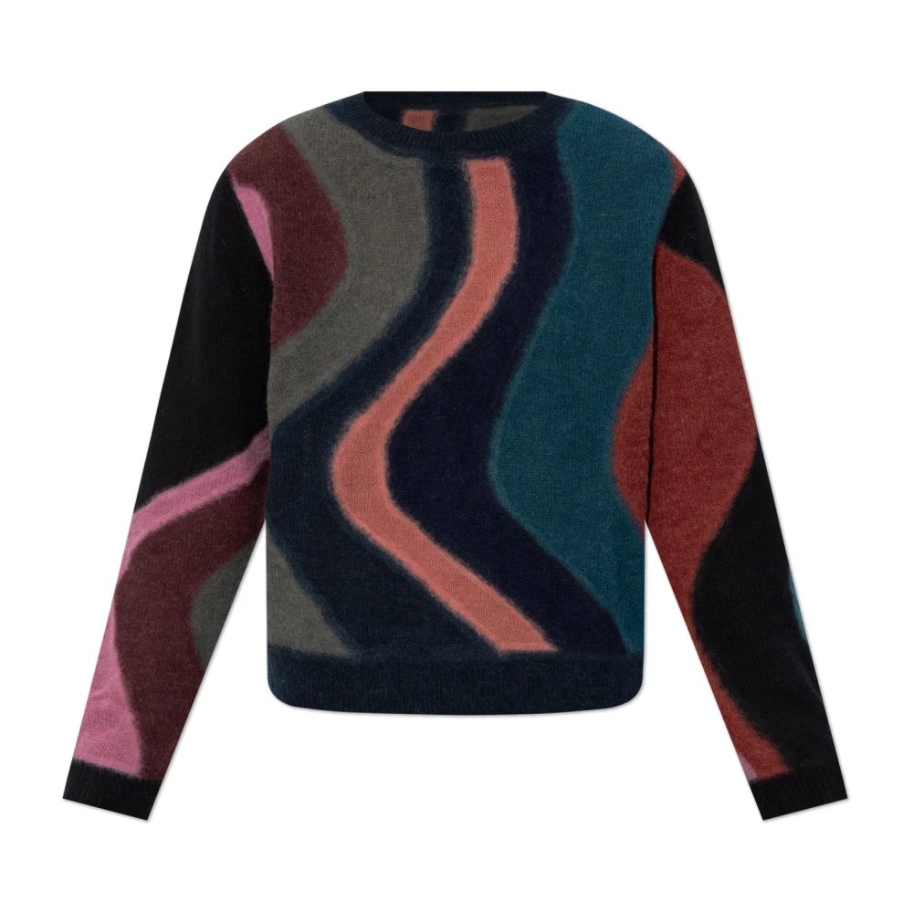 PS By Paul Smith Multicolor Gebreide Trui Ronde Hals Multicolor Dames