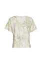 palmboom-print-v-hals-t-shirt