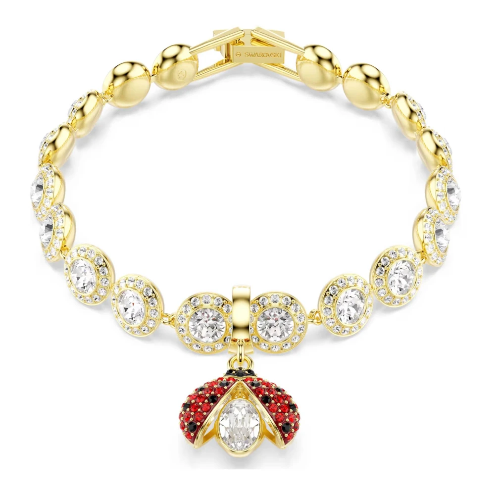 Swarovski Donna Giallo Accessori, Taglia Unica, New,