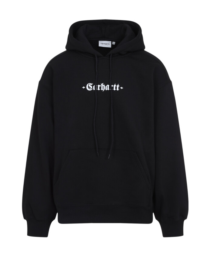 sweat-shirt-a-capuche-noir-et-blanc