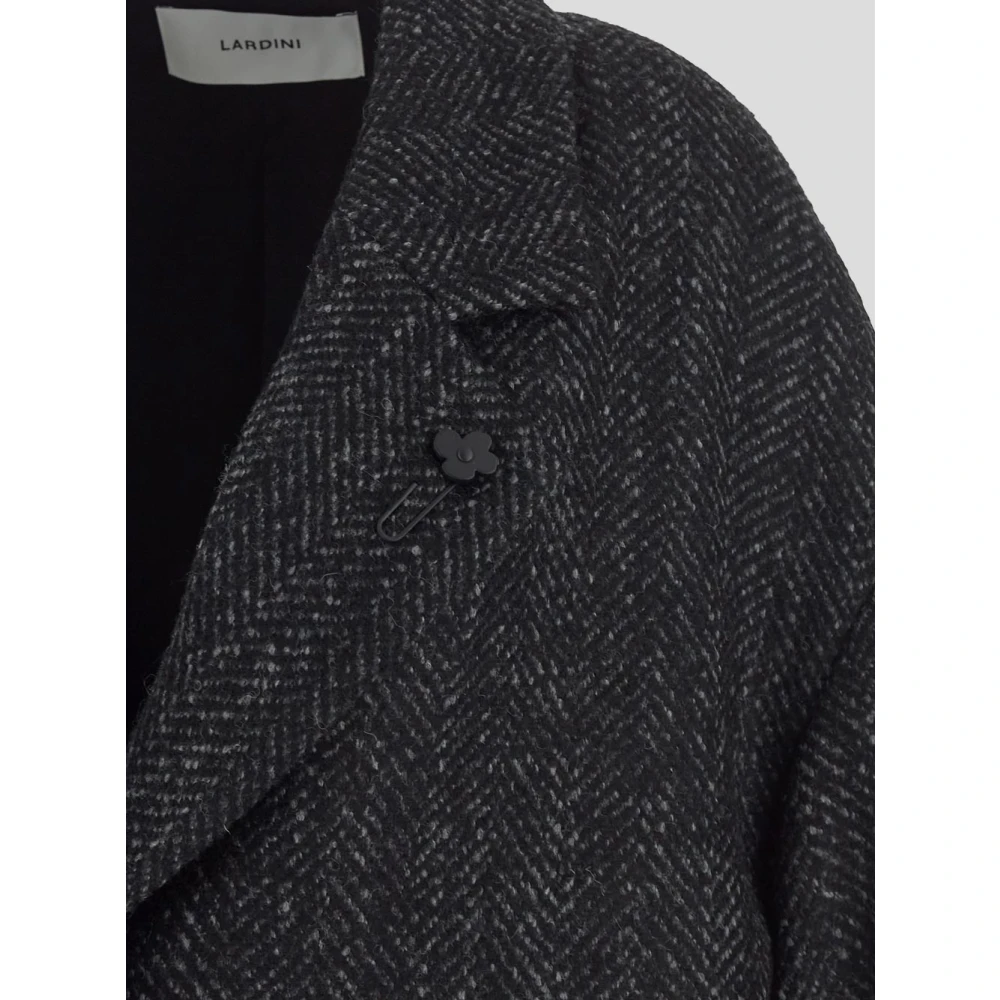 Lardini Wollen en Polyester Damesjas Gray Dames