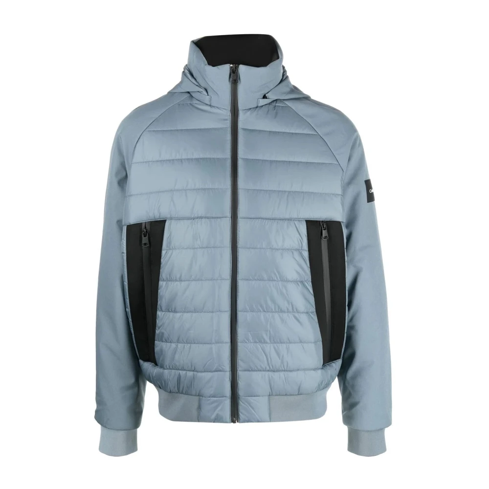 Calvin Klein Men's Gray Essential Mix Media Jacket