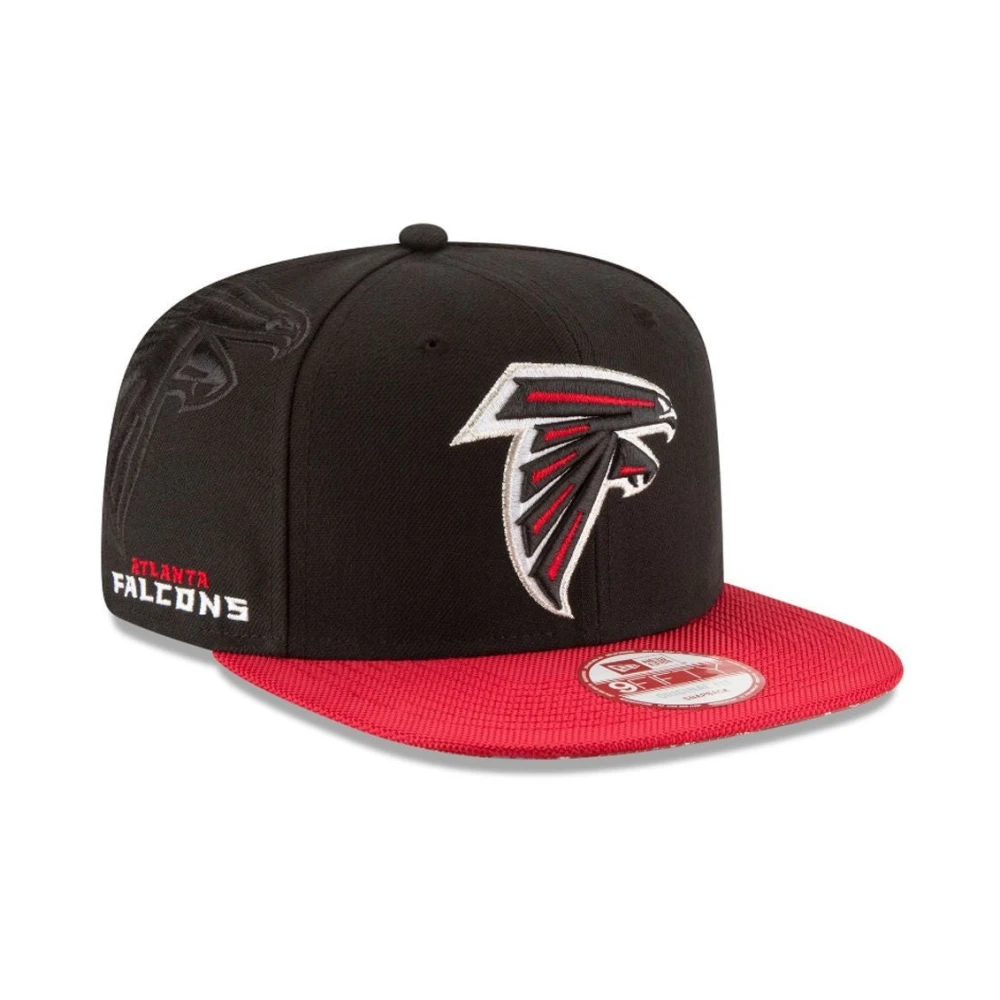 new era Platte klep pet zwart rood Black Heren