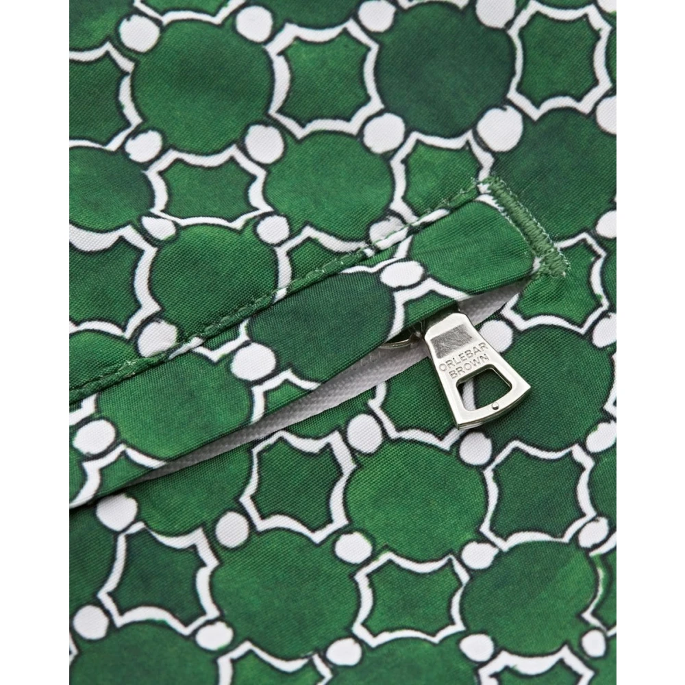Orlebar Brown Kustgroene Geo Tegel Zwemshorts Green Heren