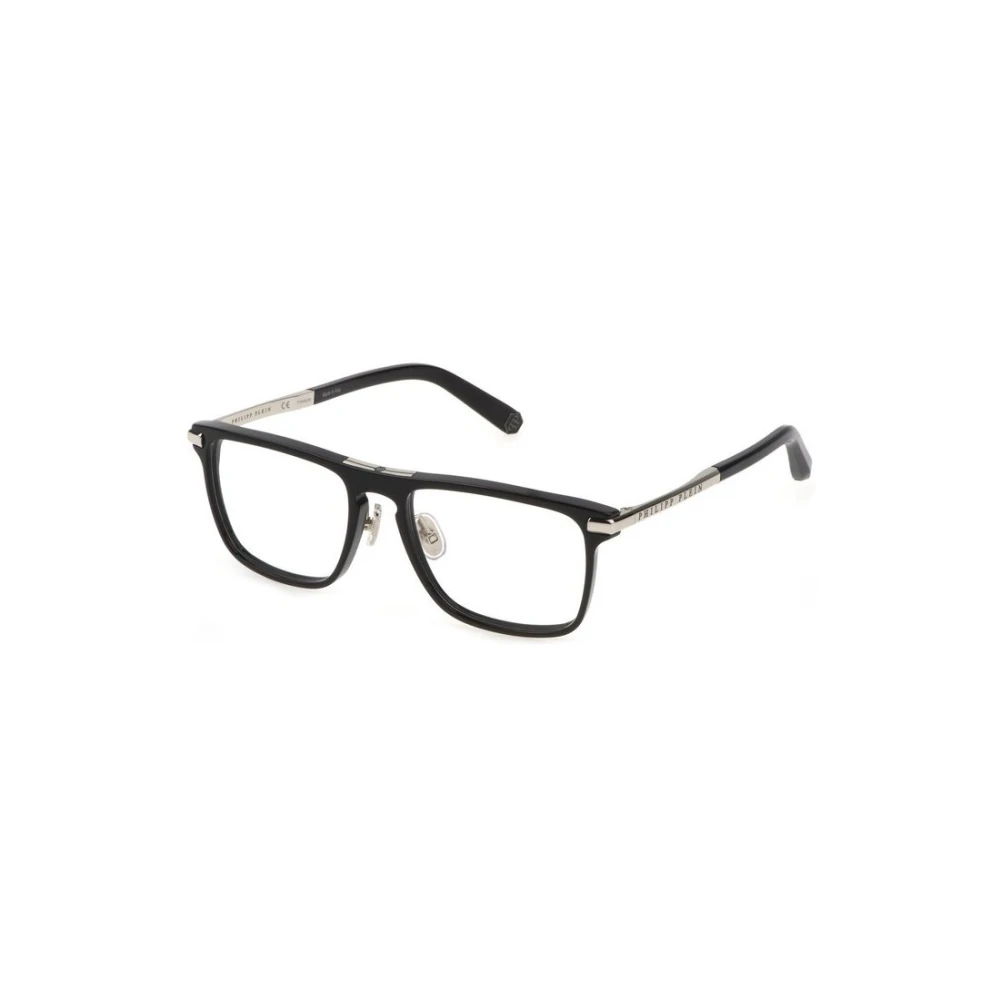 Philipp Plein Glanzend Zwart Zonnebril Black Unisex