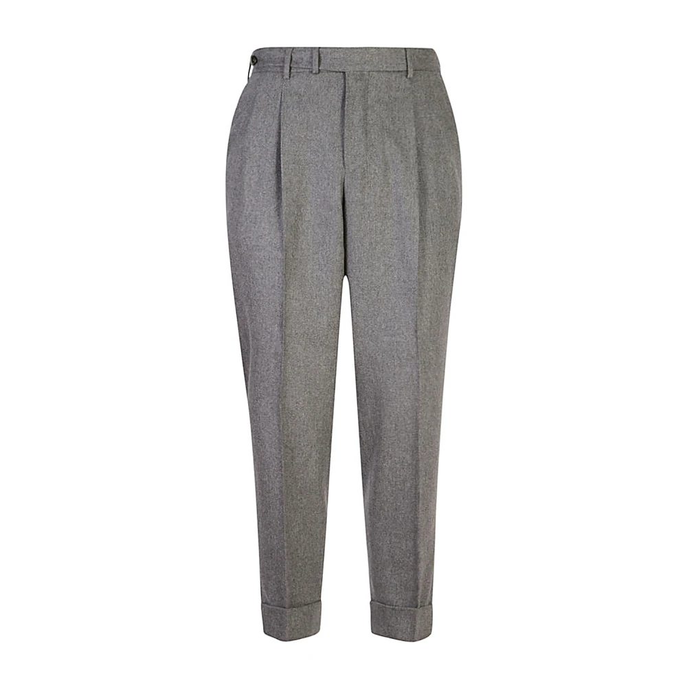 PT Torino Grijze Broek voor Mannen Aw24 Gray Heren
