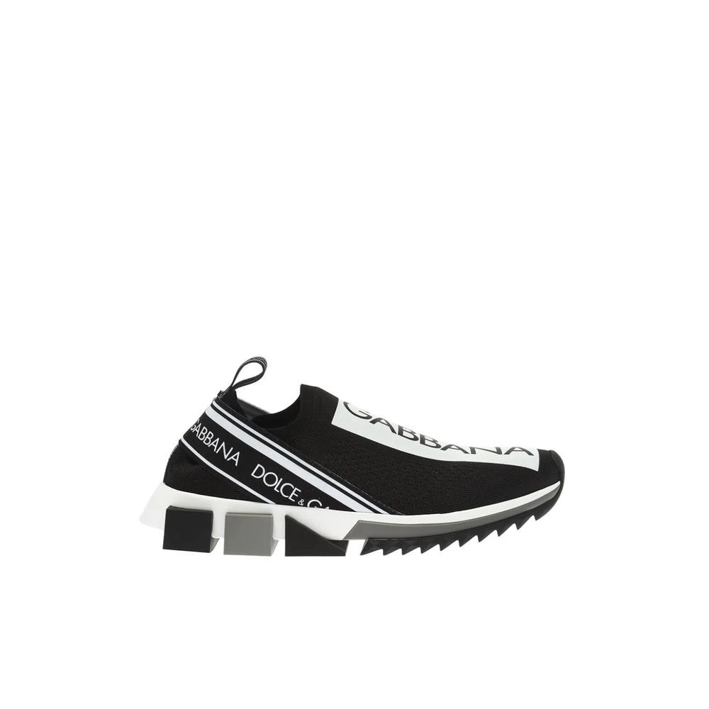 Dolce & Gabbana Women's Black Sorrento Trainers With Logo - Sneakers - 3 Uk - Shoes