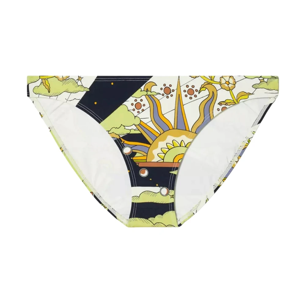 Tory Burch Women's Multicolor Patterned Bikini Bottom - Bikinis - L - Swimwear