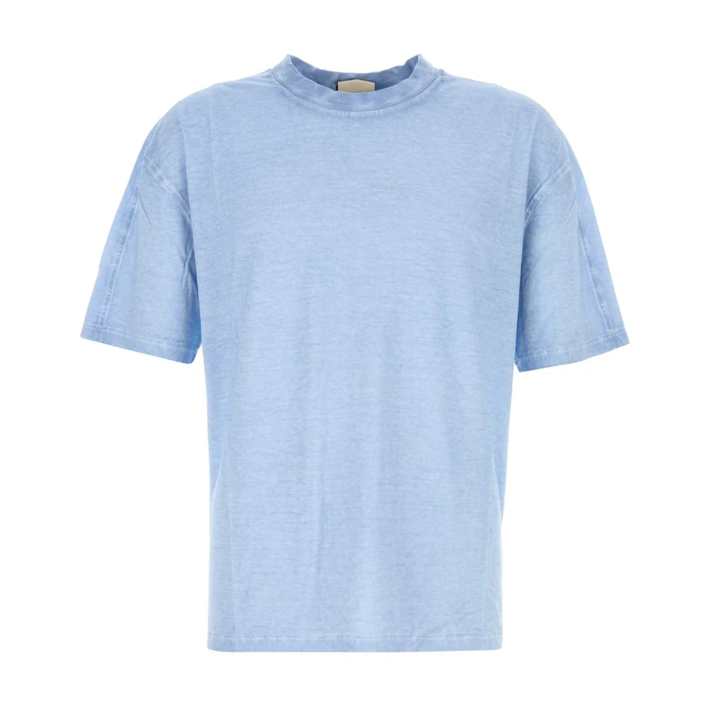 Ten C Lichtblauw Katoenen T-shirt Blue Heren