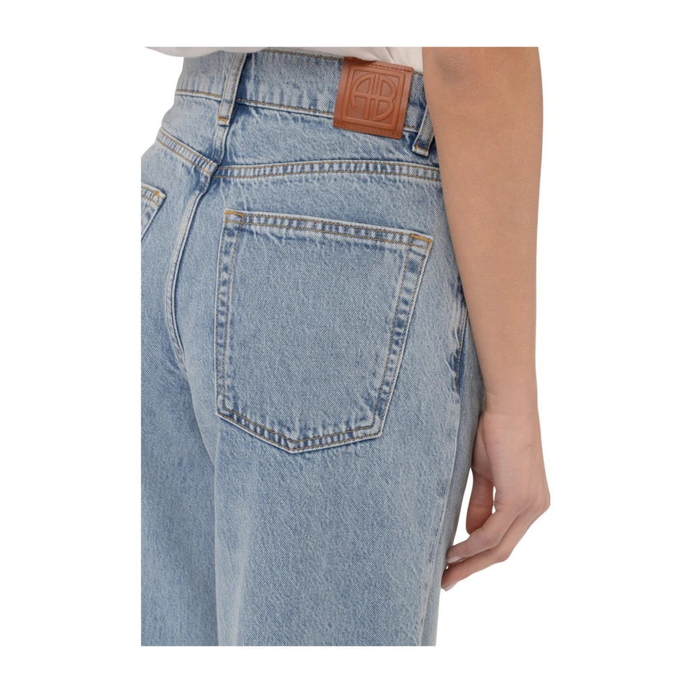 Anine Bing Vintage Wide Leg Denim Jeans Blue Dames