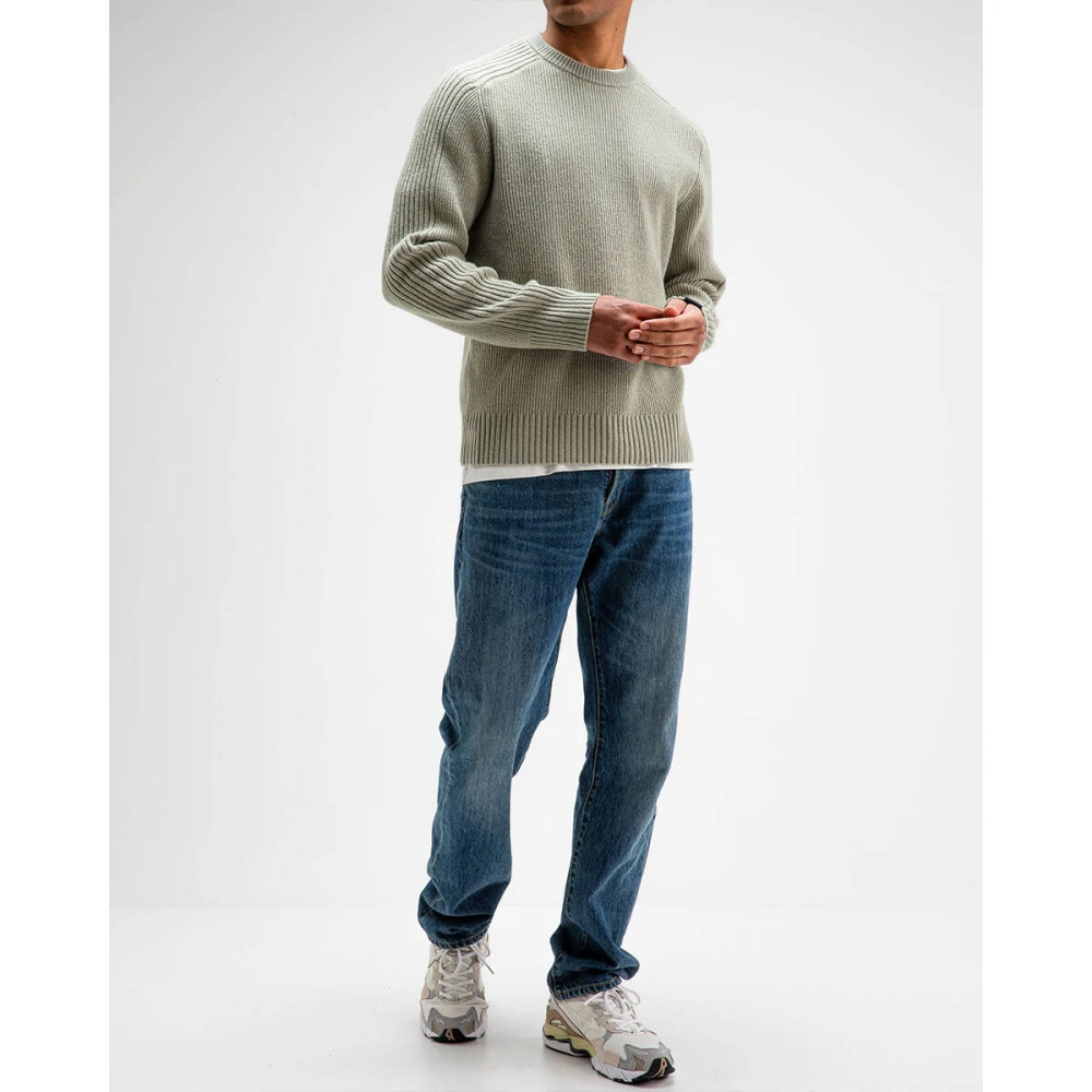 Butcher of Blue Blauwe Ward Crew Sweatshirt Green Heren