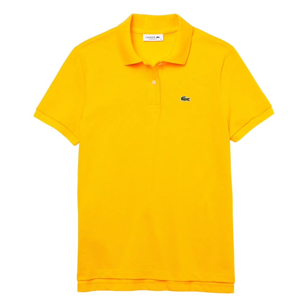 Lacoste Klassieke Fit Basic Logo Polo Geel Yellow Dames