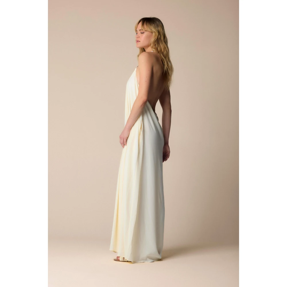Kocca Elegante Avondjurken Collectie Beige Dames