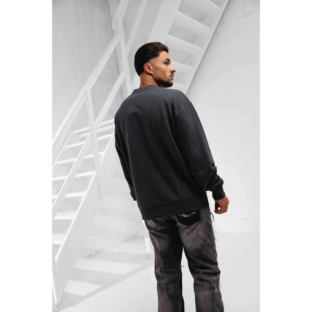 Iceberg Milano Logo Sweater Heren Donkergrijs Gray Heren