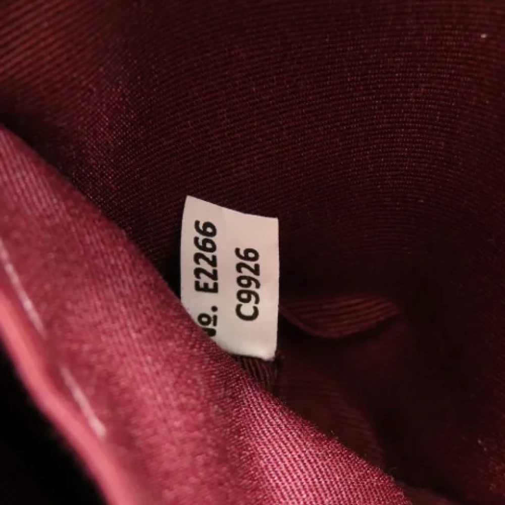 Coach Pre-owned Plastic shoulder-bags Brown Dames