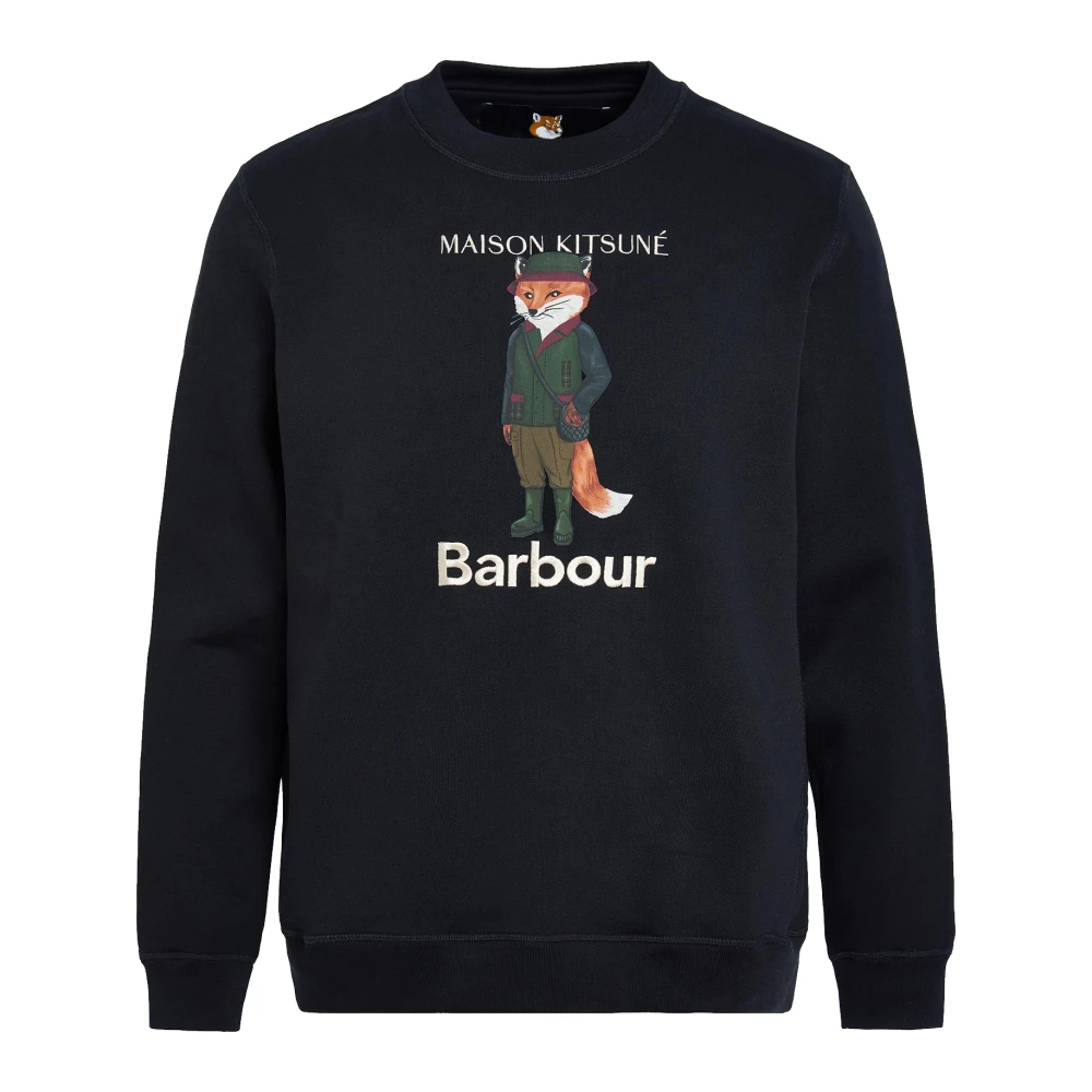 Barbour Beaufort Fox Sweatshirt Black Heren