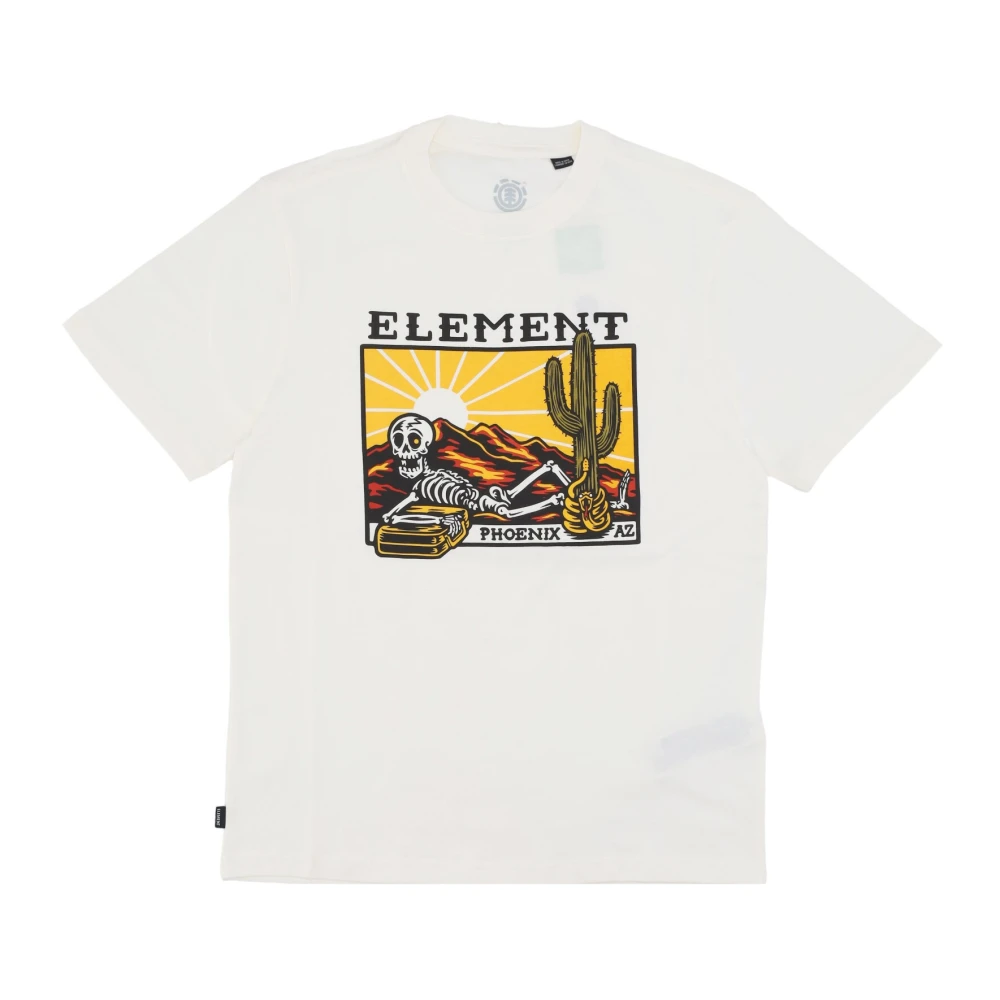 Element Dusk Tee Streetwear T-Shirt White Heren