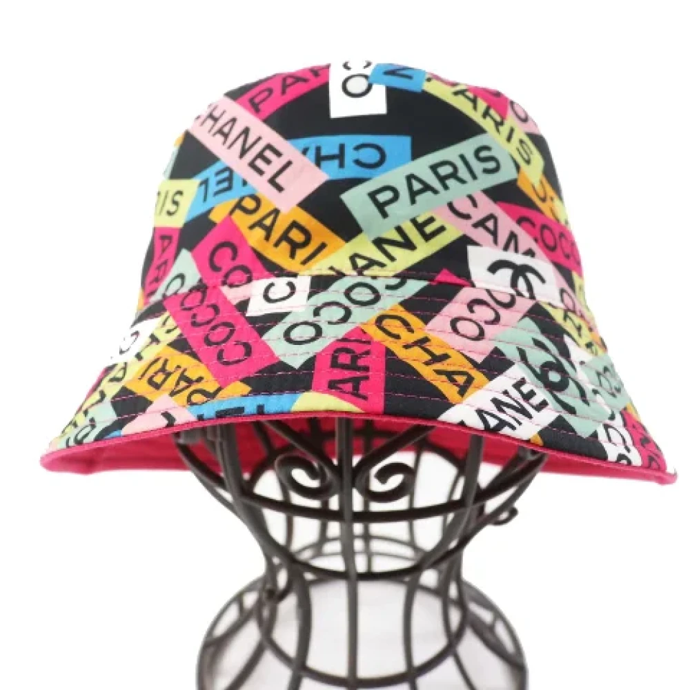 Chanel Vintage Pre-owned Cotton hats Pink Dames