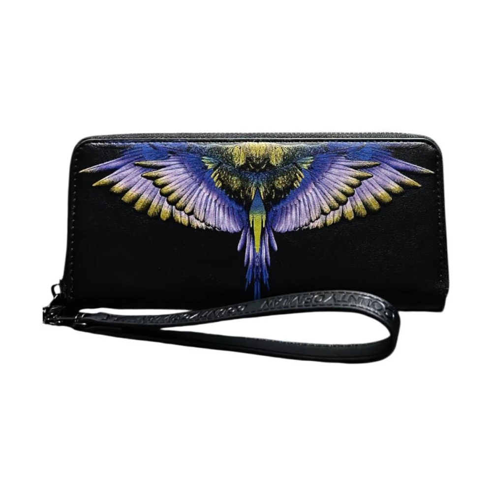 Marcelo Burlon Women's Black Wallets & Cardholders, One Size, Wallets & Cardholders