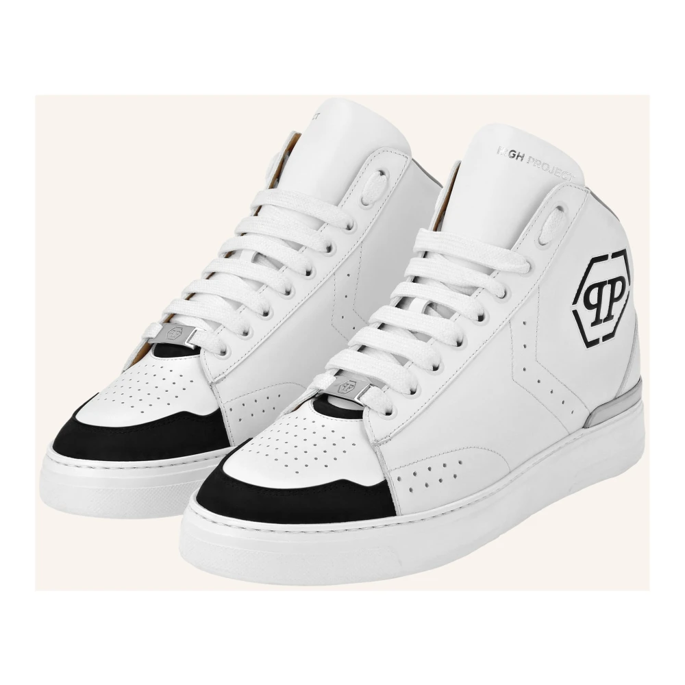 Philipp Plein Mid-Top Sneakers Hexagon