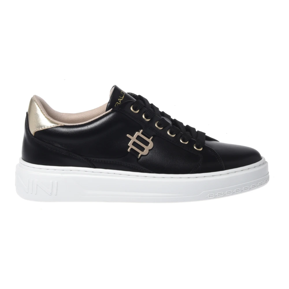 Baldinini Leather Sneaker Dames Schoenen Zwart