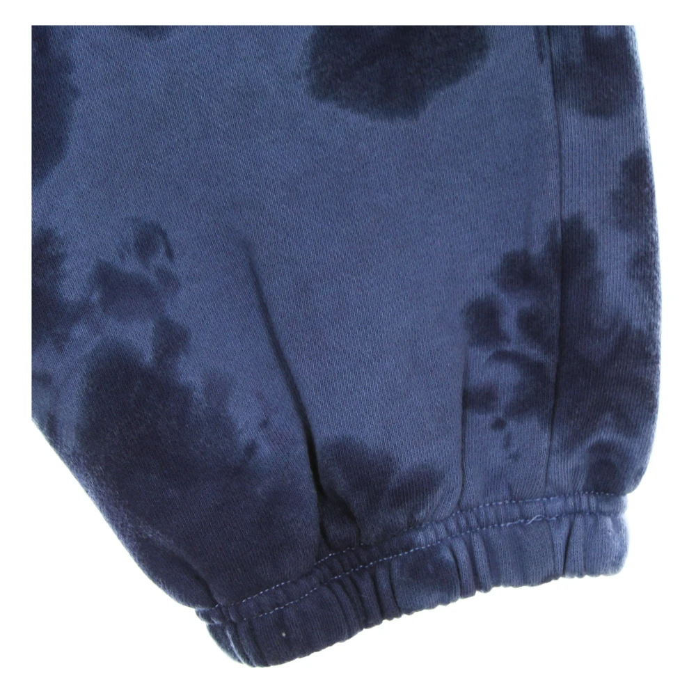 HUF Bloemen Fleece Sweatpants Navy Blauw Blue Heren