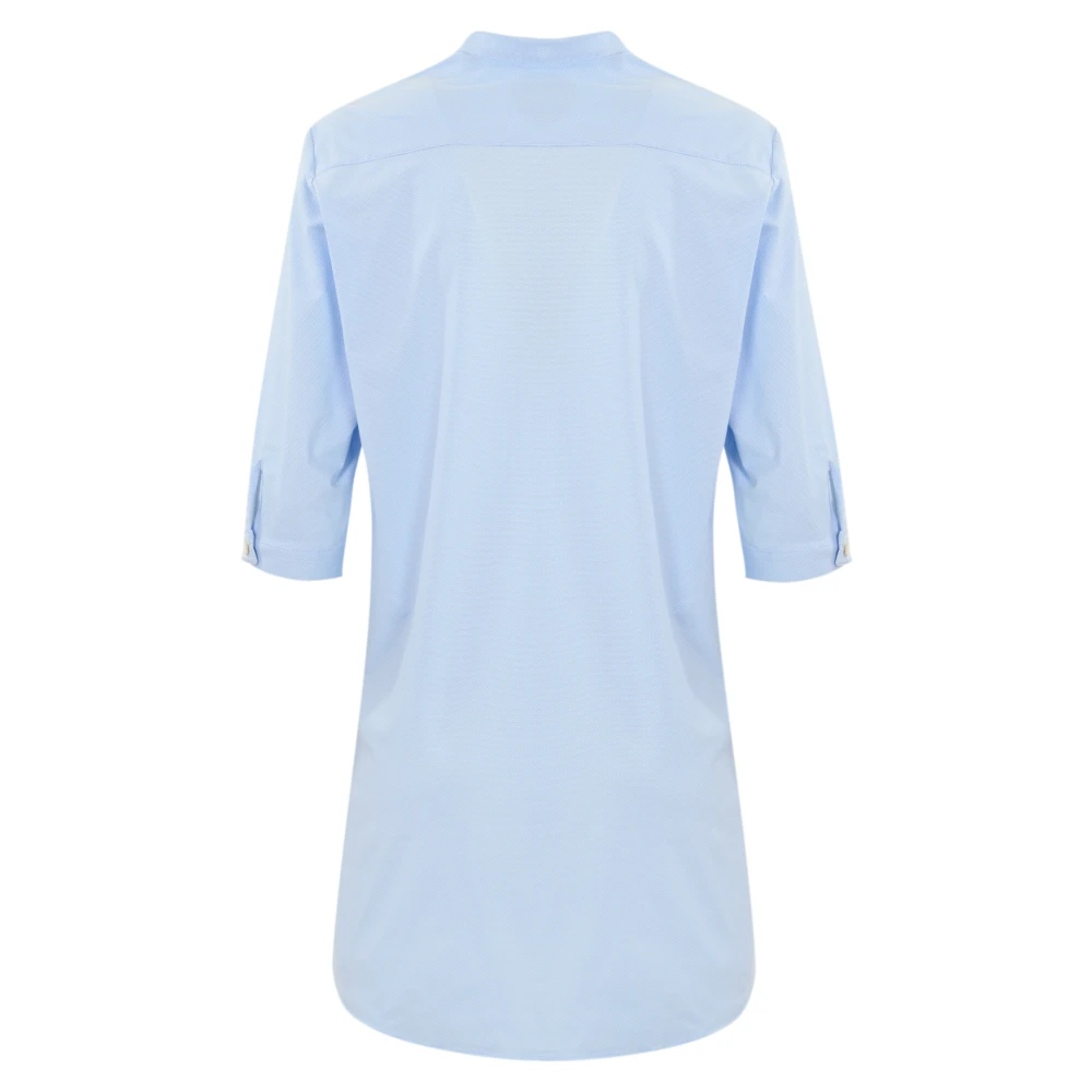RRD Lichtblauwe Shirt van Technische Stof met Korte Mouwen Blue Dames