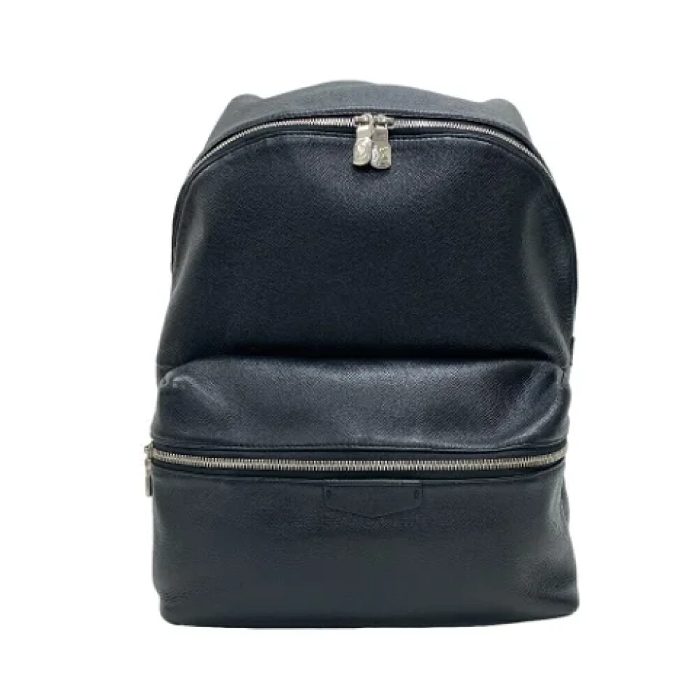 Louis Vuitton Vintage Pre-owned Leather backpacks Black Dames