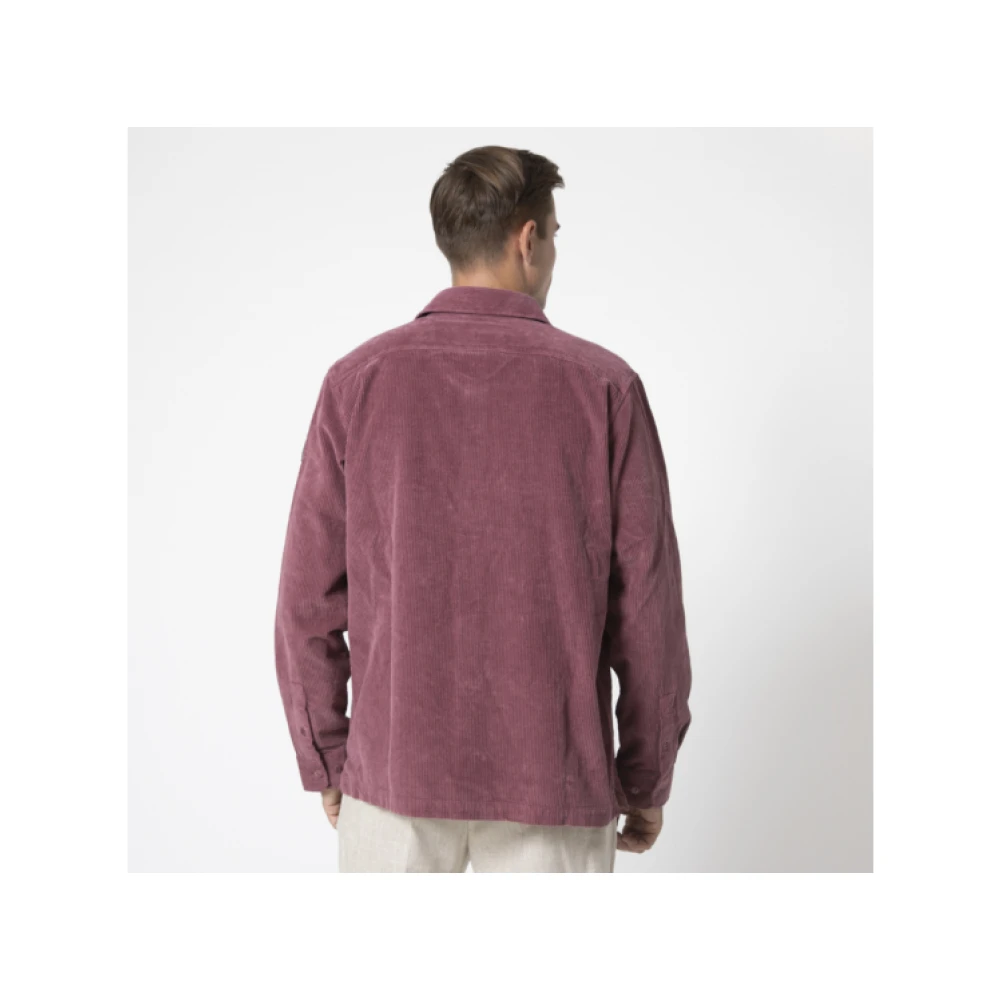 Belstaff Bordeaux Corduroy Overshirt Red Heren