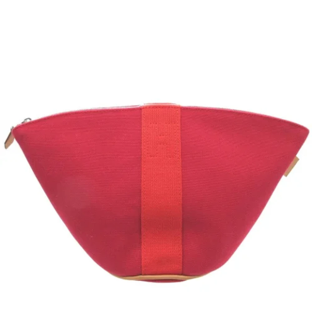 Hermès Vintage Pre-owned Fabric pouches Red Dames