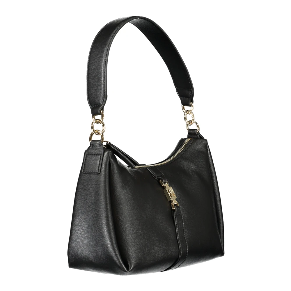 Tommy Hilfiger Zwarte Dameshandtas met Ritssluiting Black Dames