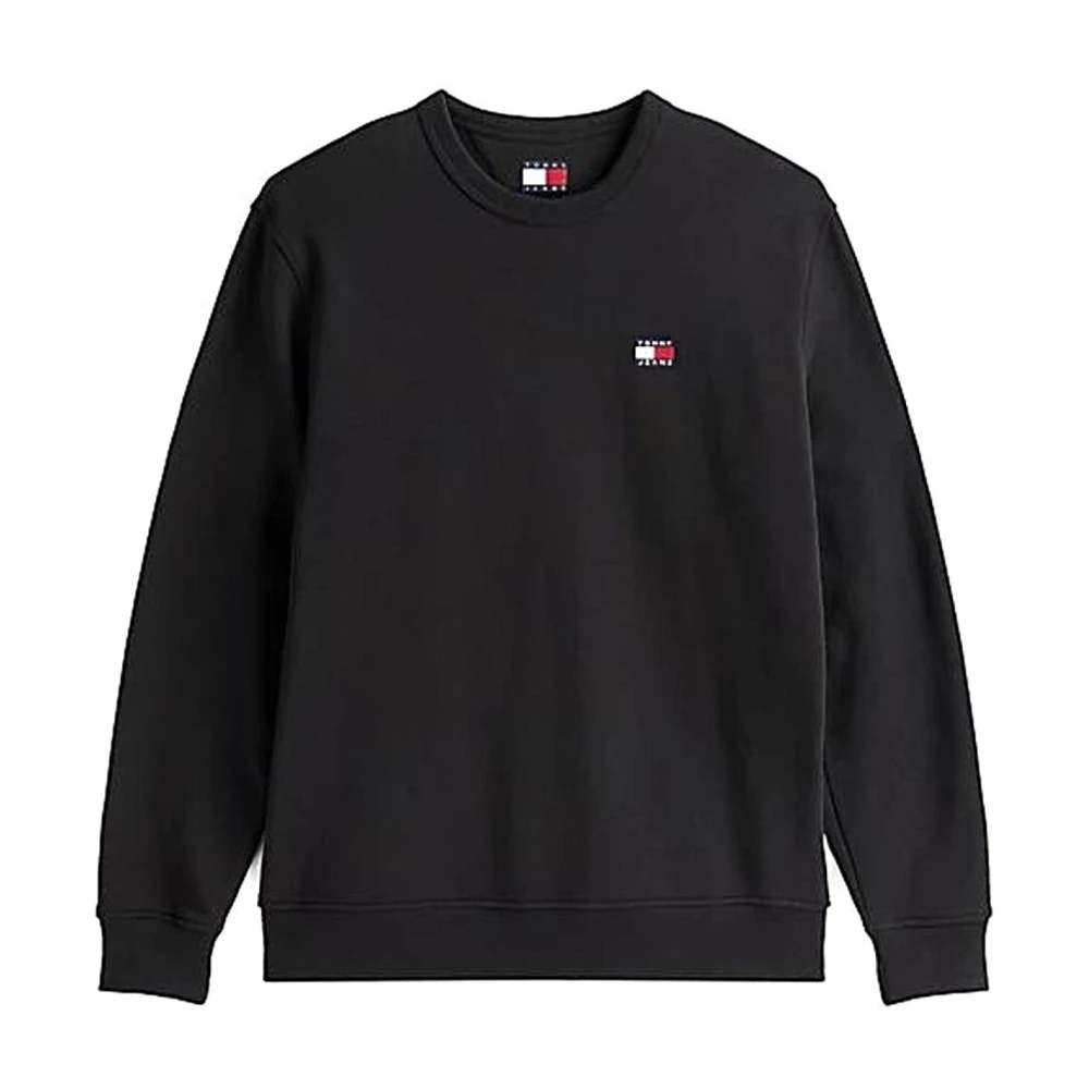 Tommy Jeans Men's Black Sweatshirts, S, Felpa