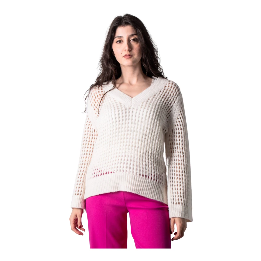 Dorothee schumacher Luxe Airness Pullover Orchid White Dames