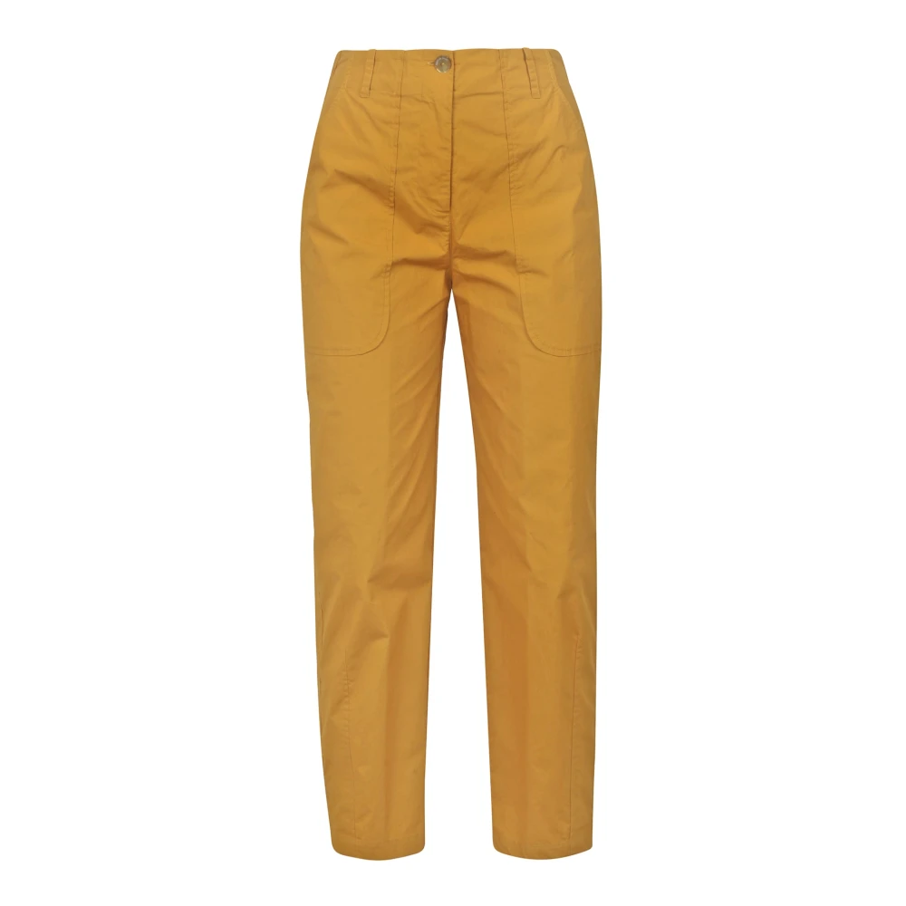 Alessia Santi Casual Broek Yellow Dames