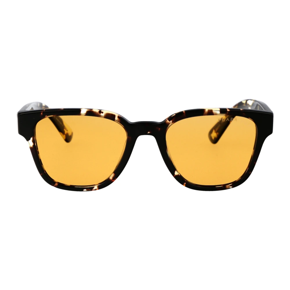 Prada Man Sunglass PR A04S - Frame color: Havana Black/Yellow, Lens color: Yellow Polarized - Image 3