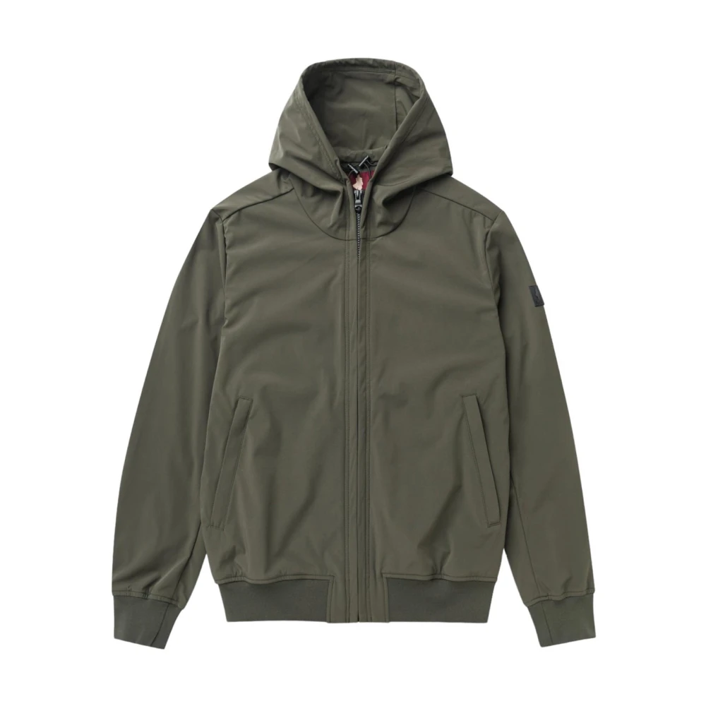 MCS Army Green Softshell Hoodie Green Heren