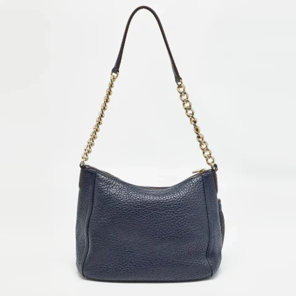 Carolina Herrera Pre-owned Leather handbags Blue Dames