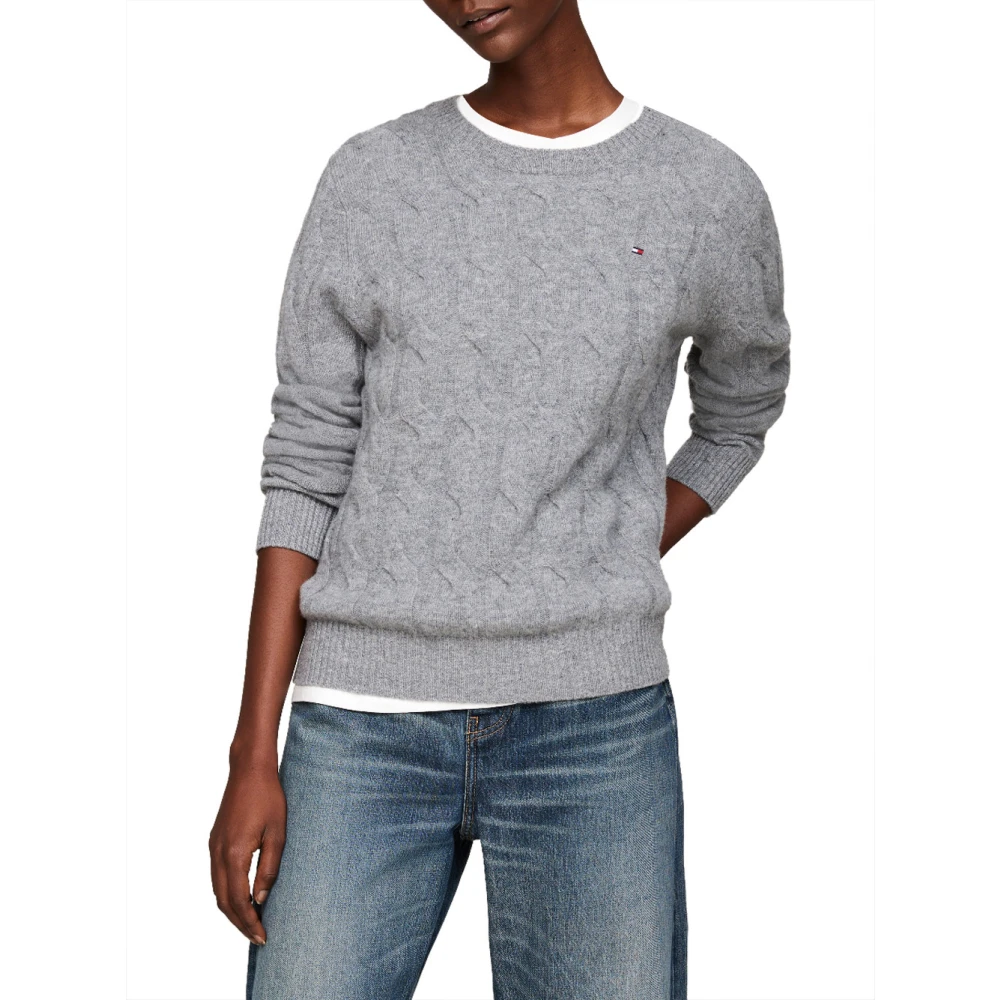 Tommy Hilfiger Gebreide trui SOFT WOOL CABLE C-NK