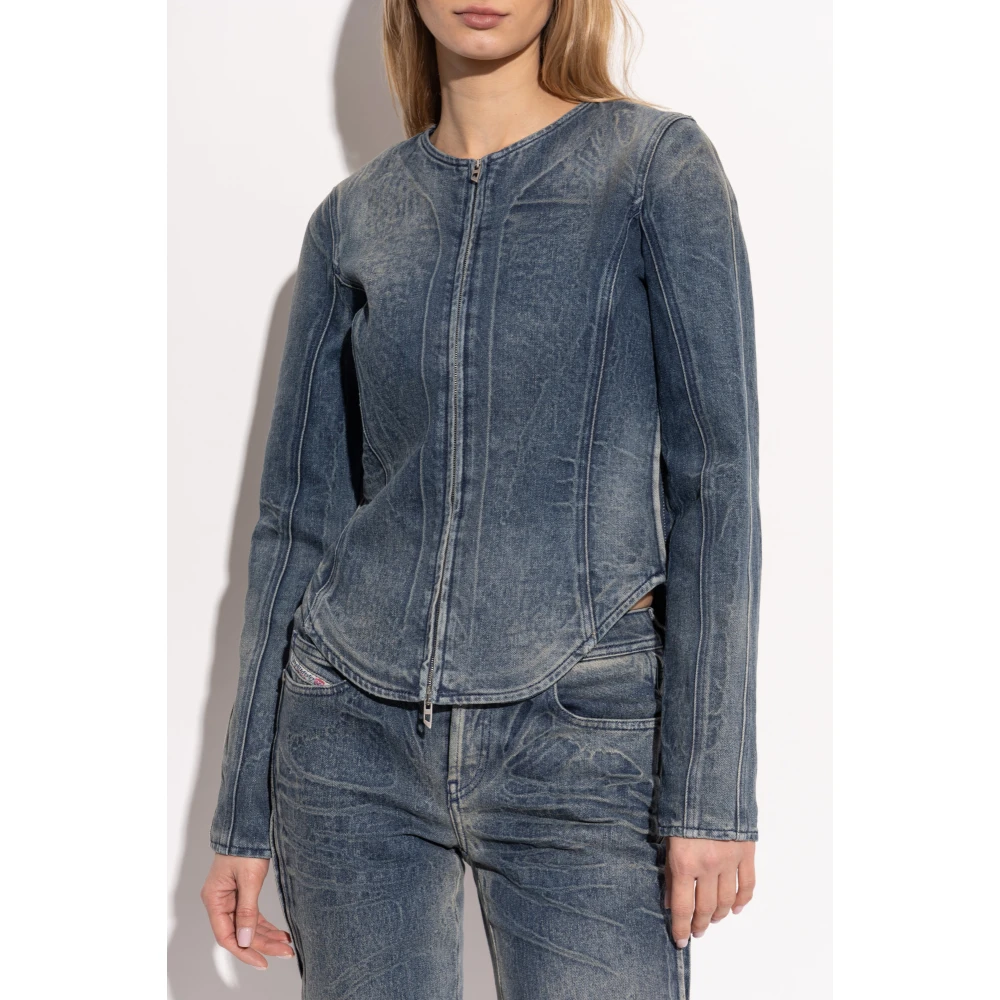 Diesel Denim jas Blue Dames