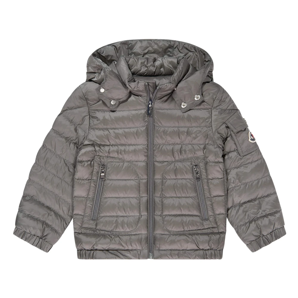 Moncler Boys Gray Lauros Jacket - Winter Jackets - 4 Y - Kids