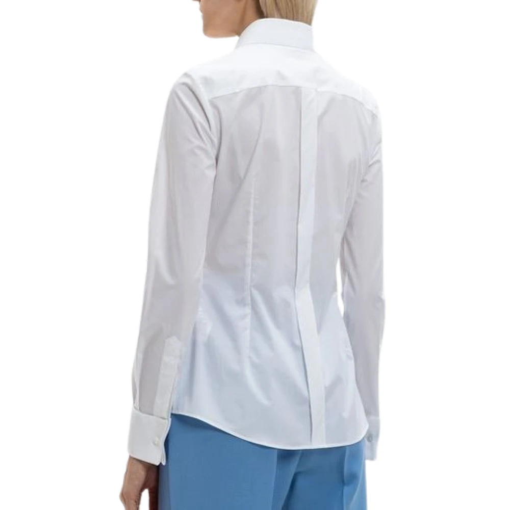 Dolce & Gabbana Casual Katoenen Overhemd voor Mannen White Dames